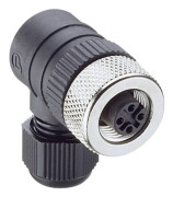 Lumberg Automation 108656 Sensor/ställdon-kontakt, okonfektionerad M12 Koppling vinklad Antal poler (RJ): 4 1 st