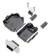 Amphenol L17DPPK25-BK+L77DB25SST D-Sub honkontakt set 180 ° Antal poler: 25 Skruv 1 st
