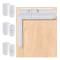Malatec Security for cabinets - 4 pcs. Z18597