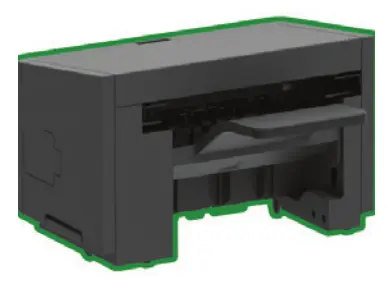 Lexmark - Papperssorterare med fördelningsfack - 500 ark i 1 fack - för Lexmark MX822, MX826, XM7355, XM7370