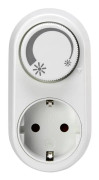 Sygonix SY-5045290 Dimmer-adapter Lämplig för ljuskälla: Glödlampa, Halogenlampa, LED-lampa Vit