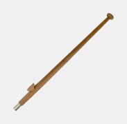 Flaggstång båt Adela, FSC-märkt teak, 150 cm, Ø25 mm