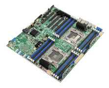 Intel Server Board S2600CWTR - Moderkort - SSI EEB - LGA2011-v3-uttag - 2 CPU:n som stöds - C612 Chipuppsättning - USB 3.0 - 2 x 10 Gigabit LAN - inb