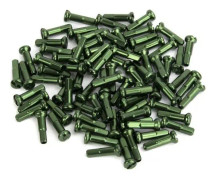 Set med 80 extra aluminium ekerhuvuden - grön - TU - Diameter 14G x 5/8" - Höjd 16mm - Säljes av 80