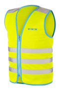 säkerhetsväst polyester gul storlek XS