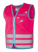 säkerhetsjacka Crazy Monster junior polyester gul storlek XS