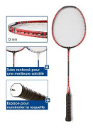 Tremblay college badmintonracket - röd - TU