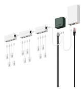 Kom enkelt igång med Smappee Infinity-lösningen med ett Infinity-introduktionspaket. inkl. 1x Genius, 1x Power Boks, 3x CT-hubb, 12x50A CT