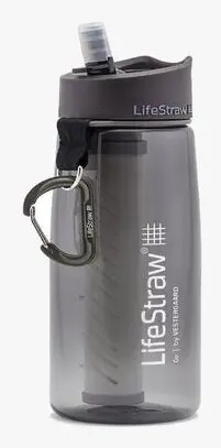 VATTENFILTER FLASKA LIFESTRAW GO 650ML GRÅ