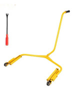 Bärbar Däck- och Hjuldomkraft - 450lbs Kapacitet, Stålkonstruktion, Ergonomiskt Handtag