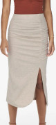 Only - onlEmma Ruching Slit Skirt