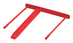 Fastener Fellowes 100 Units Red Plastic Recycled plastic