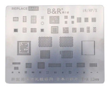 Solder Reballing Stencil Template For Apple iPhone 8 8P X IC Chip BGA Direct