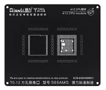 QianLi iBlack Stencil For Apple iPhone XR XS XS Max 2D A12 CPU Chip BGA Black