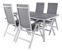 Matgrupp - Virya Matbord med Albany Matstolar