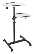 Hama 00077510, Bord, Varje varumärke, Svart, Vit, Stål, -35 - 35°, 10 kg