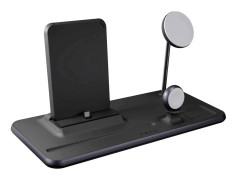 Zens 4-in-1 Charging Station for iPad, iPhones with MagSafe, AirPods and Apple Watch