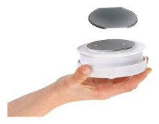 Magnetiskt stöd för rökdetektor - UNITEC - 46789 - Vit - Trådlös - Med magnetisk platta