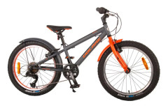 Rocky 20 Inch 27 cm Boys Coaster Brake Grey/Orange