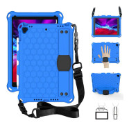 eSTUFF - Baksidesskydd för surfplatta - honeycomb blue - för Apple 10.2-inch iPad (7th generation, 8th generation); 10.5-inch iPad Air (3rd generatio