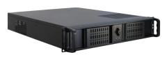Inter-Tech IPC 2U-2098-SL - Chassi - Server (Rack) - Svart