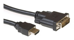 ACT AC7520 Videokabeladapter 2m HDMI Typ A (Standard) DVI-D Svart
