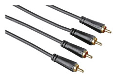 Hama Ljudkabel 2 x RCA - 2 x RCA (5 m)