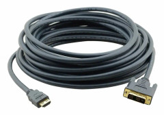 Kramer Electronics 97-0201050: HDMI till DVI-kabel för smidig anslutning - Höghastighetsöverföring av ljud och bild.