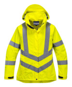 Portwest Kvinnor/Damer Rain Hi-Vis andningsbar jacka