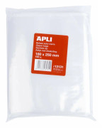 Påsar och väskor Apli Självslocknande Plast 100 antal Vit Transparent Klar 220 x 310 mm