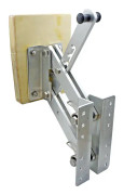 Motorfäste max 45 kg aluminium med träplatta