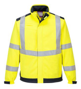 Portwest Mens Hi-Vis Modaflame Multi-Norm Soft Shell Jacket