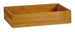 Lådförvaring Brun Stapelbara Bambu (15 x 5 x 23 cm)
