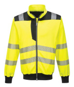 Portwest PW3 Hi-Vis Full Zip Sweatshirt för män