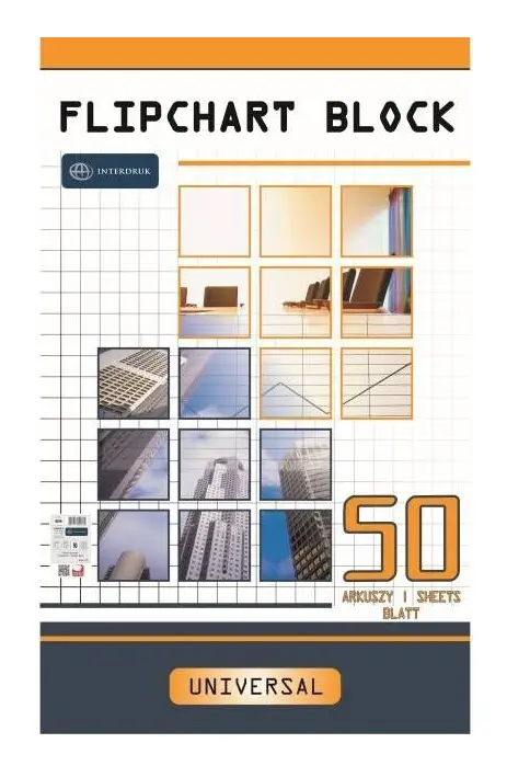 Biurfol FLIPCHART PAPER 64 X 100CM GRID (50)