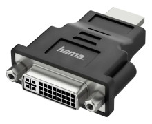 Hama 00200339, HDMI Typ A (standard), DVI-I, Hankoppling, Honkoppling, Rak, Rak