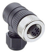 Lumberg Automation 108660 Sensor/ställdon-kontakt, okonfektionerad M12 Koppling vinklad Antal poler (RJ): 5 1 st
