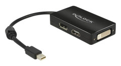 Delock Adapter mini Displayport 1.1 male > Displayport / HDMI / DVI fe