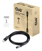Club 3D - DisplayPort-förlängningskabel - DisplayPort (hane) till DisplayPort (hona) - DisplayPort 1.4 - 2 m - stöd för 8K
