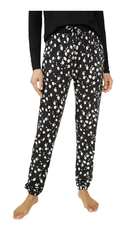 Debenhams Pyjamasbyxor med prickig mudd - dam/dam