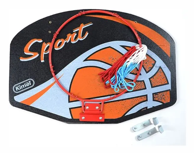 Kimet basketbollstavla liten orange boll