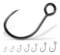SINGLE HOOK VMC INLINE SUPER LIGHT 7238 SVART NICKEL - PACK (7 - N°4)