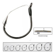 SINGLE HOOK VMC MYSTIC PREDATOR WACKY WEEDLESS 7344 WW - PACK (5 - N°2)