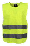Väst med fluorescerande och reflekterande resår Horka - geel - Junior