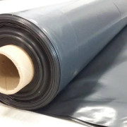 Typ 200 svart polyeten under platta vattentätande plastfilm, 6x33m