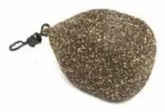 Korda Square Pear Swivel Textured Lead 3,5oz/100g - brun - TU