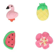 Tropical, 8 st kristyrdekorationer