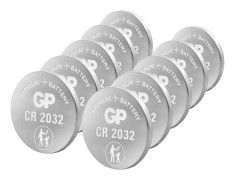 GP Knappcell CR 2032 3 V 10 st Litium GPCR2032STD900C10
