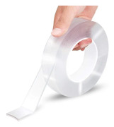 2-pack NanoTejp Återanvändbar Dubbelhäftande Transparent - 3M