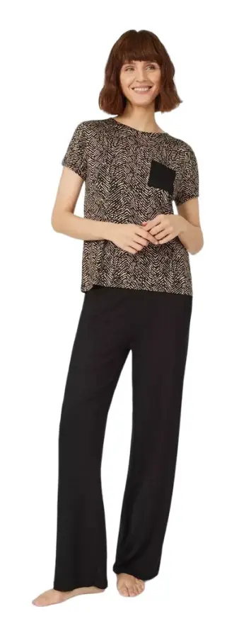 Debenhams Pyjamasbyxor i enfärgad jersey för damer/damer